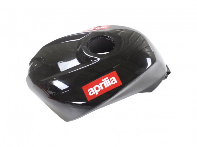 Aprilia RS125 Motorrad Verkleidung 2006-2011 - Glanzendes Schwarz Rot Weiss Aufkleber