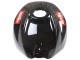 Aprilia RS125 Motorrad Verkleidung 2006-2011 - Glanzendes Schwarz Rot Weiss Aufkleber