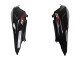 Aprilia RS125 Motorrad Verkleidung 2006-2011 - Glanzendes Schwarz Rot Weiss Aufkleber