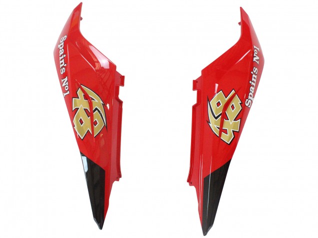 Aprilia RS125 Motorrad Verkleidung 2006-2011 - Rot Weiss Gelb Schwarz