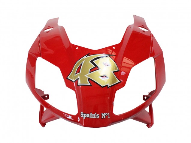 Aprilia RS125 Motorrad Verkleidung 2006-2011 - Rot Weiss Gelb Schwarz