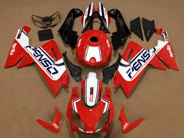 Aprilia RS125 Motorrad Verkleidung 2006-2011 - Rot Weiss