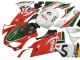 Aprilia RS125 Motorrad Verkleidung 2006-2011 - Weiss Rot Grun
