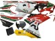Aprilia RS125 Motorrad Verkleidung 2006-2011 - Weiss Rot Grun