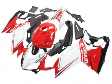 Aprilia RS125 Motorrad Verkleidung 2006-2011 - Weiss Rot Schwarz