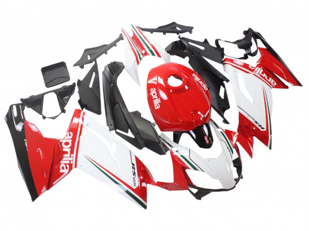 Aprilia RS125 Motorrad Verkleidung 2006-2011 - Weiss Rot Schwarz