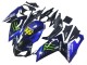 Aprilia RS125 Motorrad Verkleidung 2006-2011 - Blau Schwarz Grun Monster 46