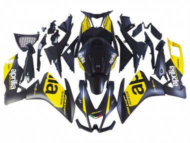 Aprilia RS4 50 125 Motorrad Verkleidung 2012-2018 - Gelb Matt Schwarz