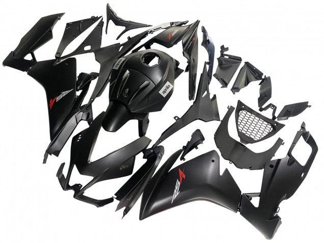 Aprilia RS4 50 125 Motorrad Verkleidung Kit 2012-2018 - Matt Schwarz