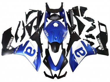 Aprilia RS4 50 125 Motorrad Verkleidung 2012-2018 - Blau Weiss Matt Schwarz