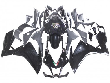 Aprilia RS4 50 125 Motorrad Verkleidung 2012-2018 - Glanzendes Schwarz