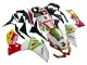 Aprilia RS4 50 125 Motorrad Verkleidung 2012-2018 - Weiss Rot Grun Gelb Alitalia