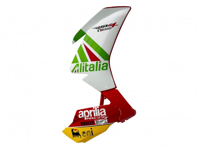 Aprilia RS4 50 125 Motorrad Verkleidung 2012-2018 - Weiss Rot Grun Gelb Alitalia