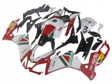 Aprilia RS4 50 125 Motorrad Verkleidung Kit 2012-2018 - Weiss Rot Grun Gelb Alitalia