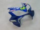 Honda CBR600 F4i Motorrad Verkleidung 2004-2007 - Blau Gelb Grun MoviStar