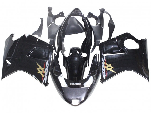 Honda CBR1100XX Blackbird Abs Motorrad Verkleidungen 1996-2007 - Glanzendes Schwarz