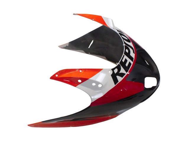 Honda CBR1100XX Blackbird Abs Motorrad Verkleidungen 1996-2007 - Orange Weiss Rot Glanzendes Schwarz Repsol