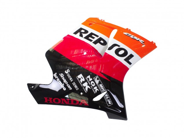 Honda CBR1100XX Blackbird Abs Motorrad Verkleidungen 1996-2007 - Orange Weiss Rot Glanzendes Schwarz Repsol