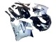 Honda CBR600 F2 Motorrad Verkleidung 1991-1994 - Silber Glanzendes Schwarz