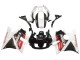 Honda CBR600 F2 Motorrad Verkleidung 1991-1994 - Weiss Rot Glanzendes Schwarz
