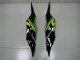 Grün Gelb Glänzendes Schwarz Matt Schwarz 2013-2018 Kawasaki ZX6R Motorrad Verkleidung