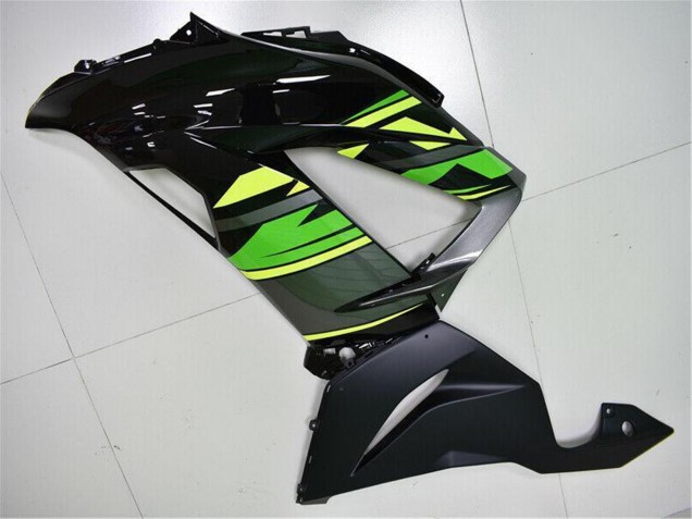 Grün Gelb Glänzendes Schwarz Matt Schwarz 2013-2018 Kawasaki ZX6R Motorrad Verkleidung