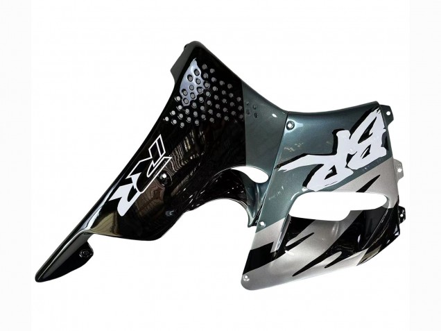 Honda CBR900RR 893 Motorrad Verkleidung 1992-1993 - Silber Glanzendes Schwarz