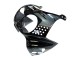 Honda CBR900RR 893 Motorrad Verkleidung 1992-1993 - Silber Glanzendes Schwarz