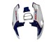 Honda CBR900RR 893 Motorrad Verkleidung 1992-1993 - Weiss Rot Dunkel Blau