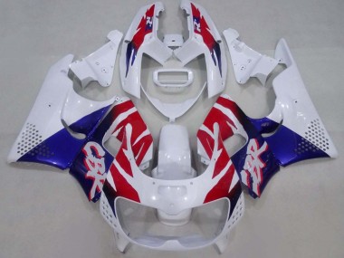 Honda CBR900RR 893 Motorrad Verkleidung 1994-1995 - Weiss Rot Blau