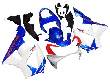 Honda CBR900RR 929 Motorrad Verkleidung 2000-2001 - Weiss Blau Rot HRC