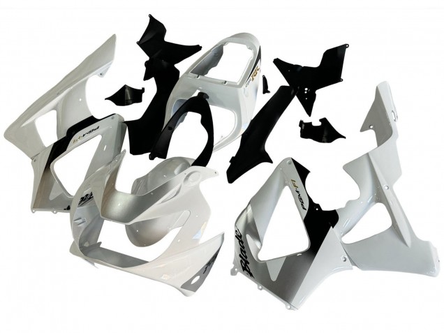Honda CBR900RR 929 Motorrad Verkleidung 2000-2001 - Weiss Silber