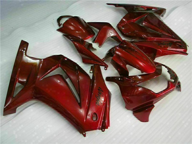 Kastanienbraun Rot 2008-2012 Kawasaki EX250 Motorrad Verkleidung