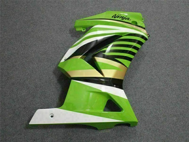 Grün Weiß Schwarz 2008-2012 Kawasaki EX250 Motorrad Verkleidung