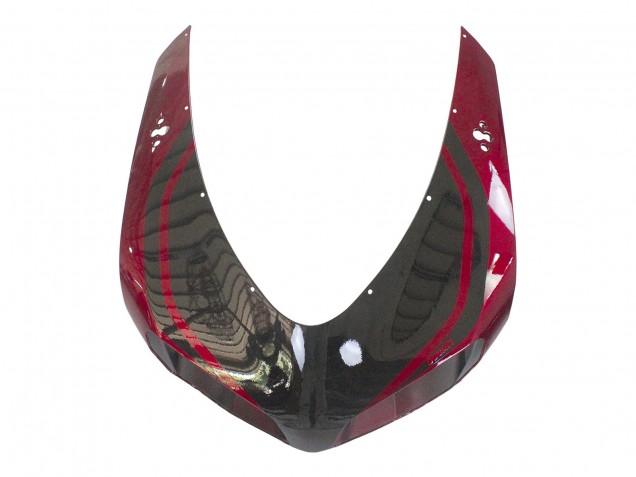 Ducati 848 Motorrad Verkleidung 2007-2014 - Rot Glanzendes Schwarz