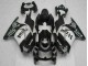 Glänzendes Schwarz Weiß West 2008-2012 Kawasaki EX250 Motorrad Verkleidung