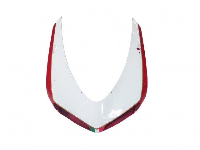 Ducati 1098 Motorrad Verkleidung 2007-2014 - Weiss Rot Glanzendes Schwarz