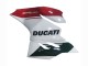 Ducati Panigale 899 Motorrad Verkleidung 2011-2014 - Weiss Rot Glanzendes Schwarz