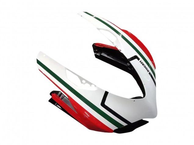 Ducati 1199 Motorrad Verkleidung 2011-2014 - Weiss Rot Grun Glanzendes Schwarz