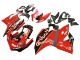 Ducati 959/1299 Motorrad Verkleidung 2015-2020 - Rot Glanzendes Schwarz Fiamm