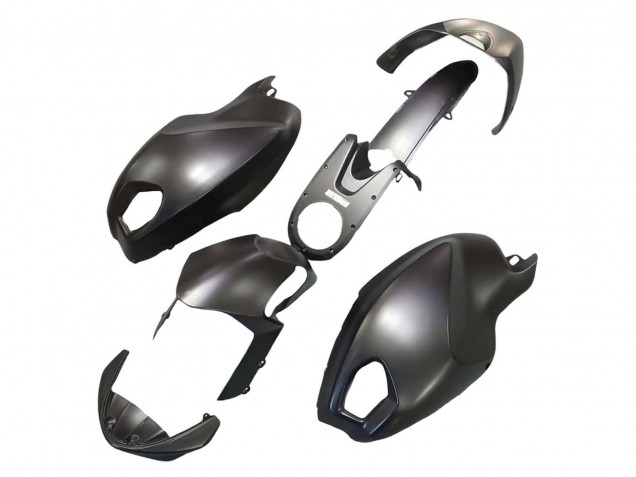Ducati Monster 696 796 1100 1100S Motorrad Verkleidung 2008-2012 - Matt Schwarz