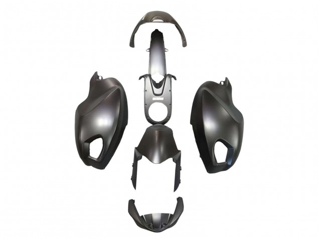 Ducati Monster 696 796 1100 1100S Motorrad Verkleidung 2008-2012 - Matt Schwarz