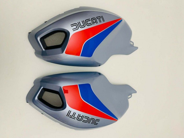 Ducati Monster 696 796 1100 1100S Motorrad Verkleidung 2008-2012 - Silber Rot Blau