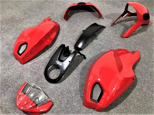 Ducati Monster 696 796 1100 1100S Motorrad Verkleidung 2008-2012 - Rot