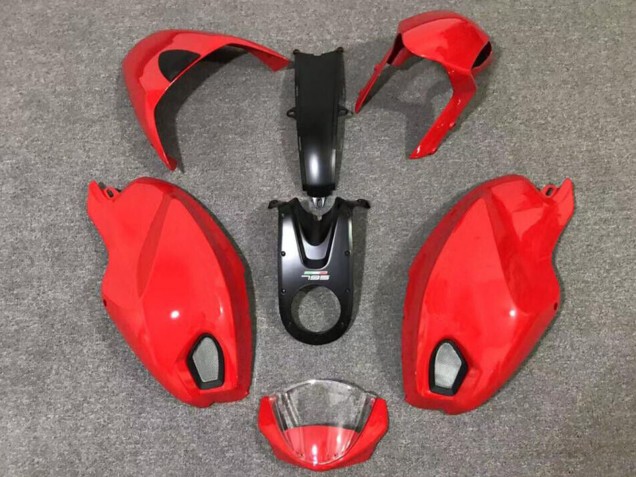 Ducati Monster 696 796 1100 1100S Motorrad Verkleidung 2008-2012 - Rot