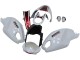 Ducati Monster 696 796 1100 1100S Motorrad Verkleidung 2008-2012 - Weiss Rot Glanzendes Schwarz