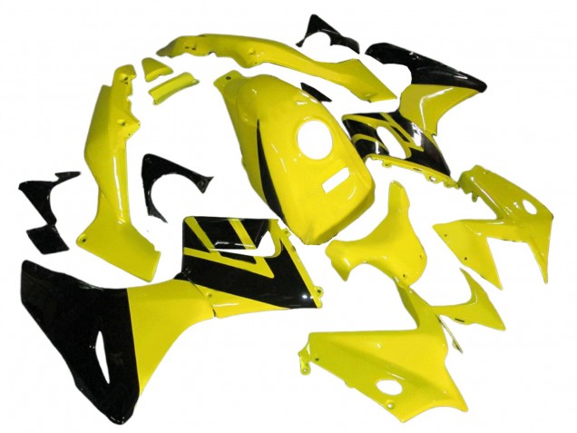 Honda CBR125R Motorrad Verkleidung 2002-2006 - Gelb Glanzendes Schwarz