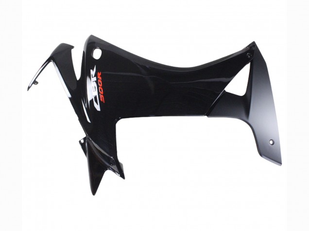 Honda CBR500R Motorrad Verkleidung 2013-2015 - Glanzendes Schwarz Matt Schwarz