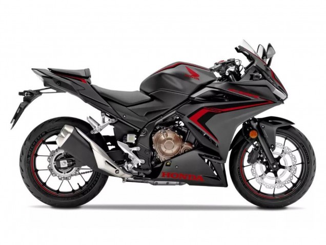 Matt Schwarz Rot 2022-2023 Honda CBR500R Motorrad Verkleidung