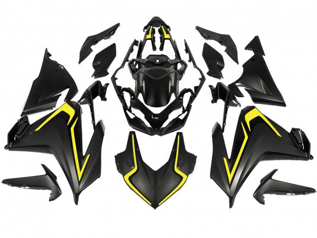 Matt Schwarz Gelb 2022-2023 Honda CBR500R Motorrad Verkleidung